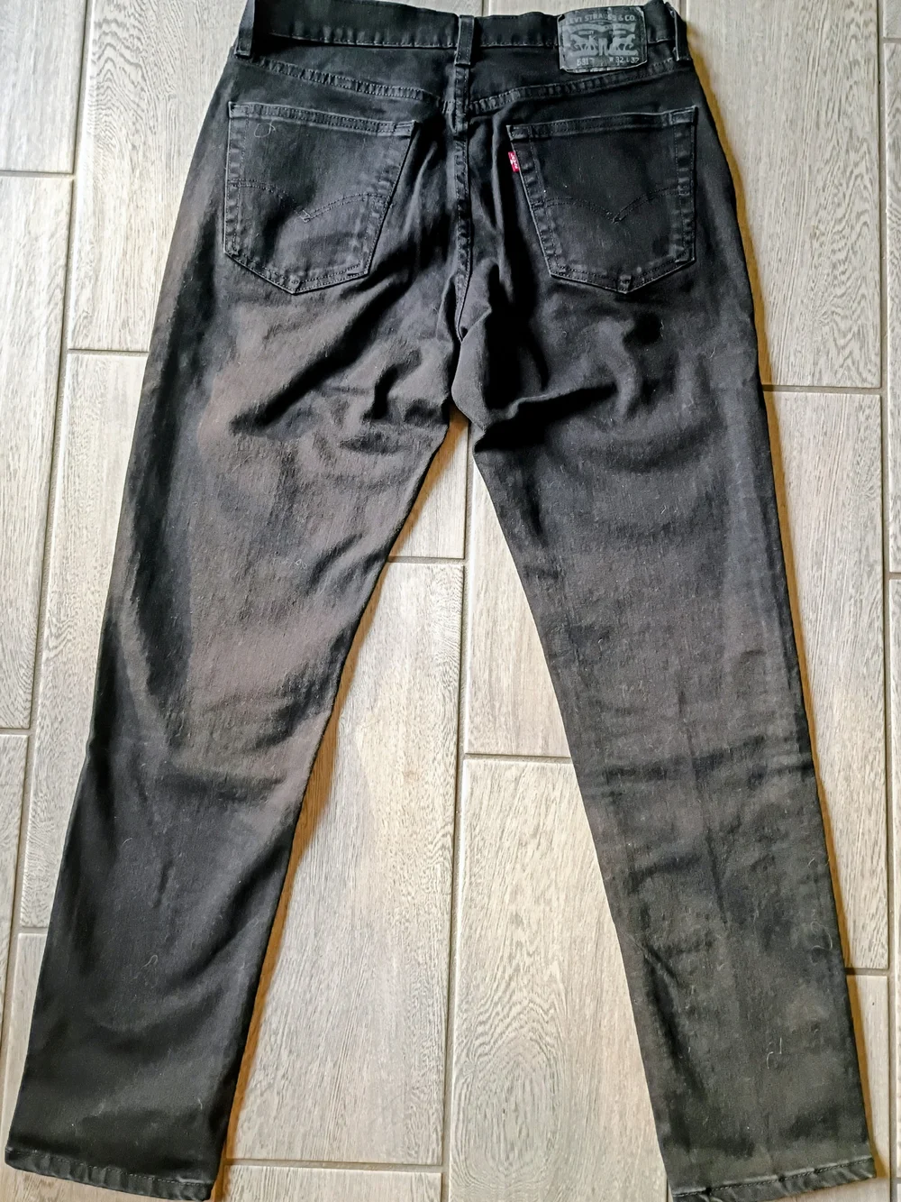 Men's Levi's 531 Athletic Slim Jeans in Black
